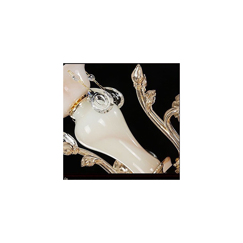 European Style Pendant Zinc Alloy Imitation Jade Crystal Pendant