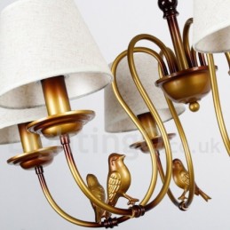 12 Light Modern Contemporary Rustic Retro Candle Style Chandelier