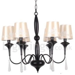 6 Light Mediterranean Style Candle Style Chandelier