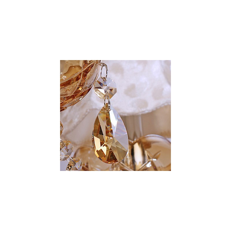 European Style Luxury 6 Light Chandelier With K9 Crystal