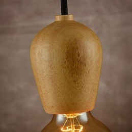 Chandelier Mini Style Modern Contemporary Wood Bamboo