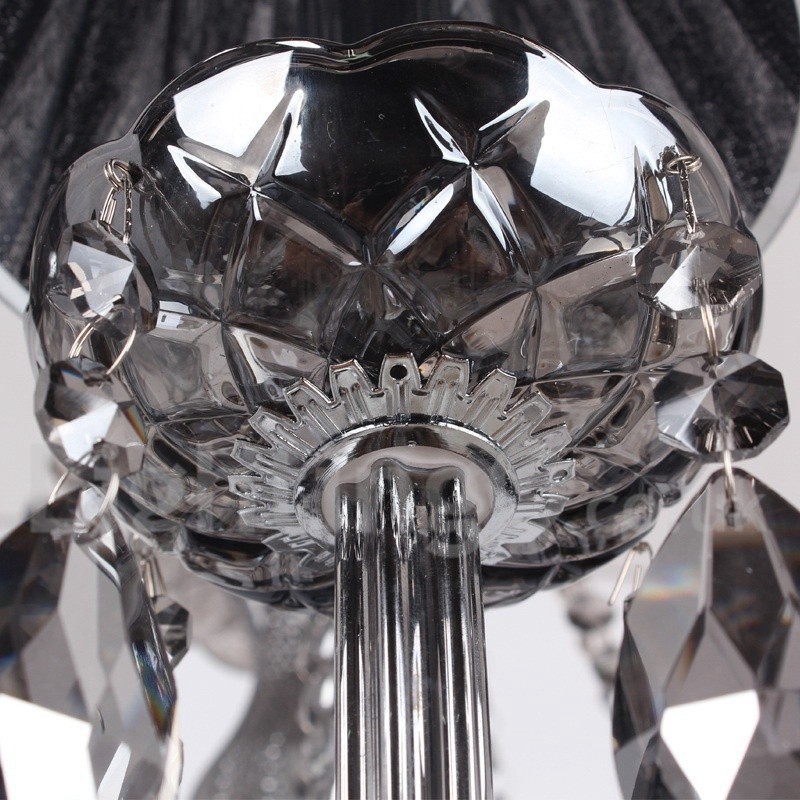 6 Light K9 Crystal Candle Style Chandelier