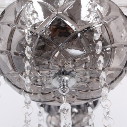 6 Light K9 Crystal Candle Style Chandelier