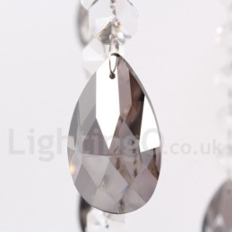 6 Light K9 Crystal Candle Style Chandelier