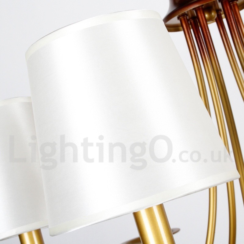 8 Light Rustic Mediterranean Style Modern Contemporary Candle Style Chandelier