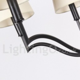 5 Light Modern Contemporary Candle Style Chandelier