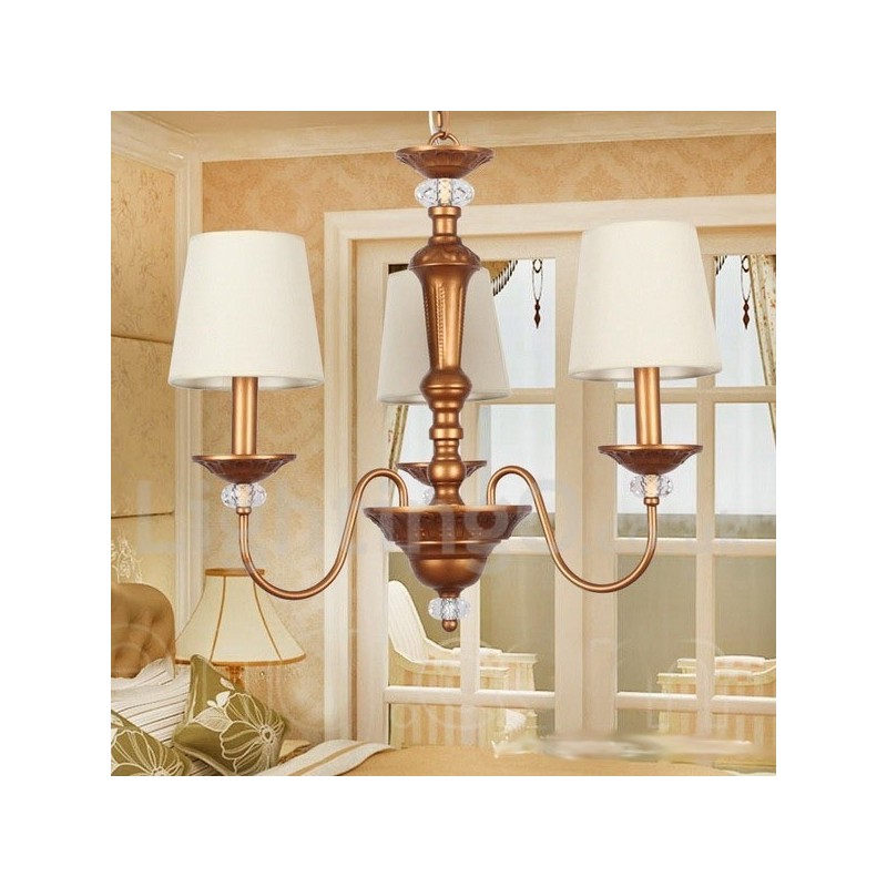 3 Light Retro Candle Style Chandelier