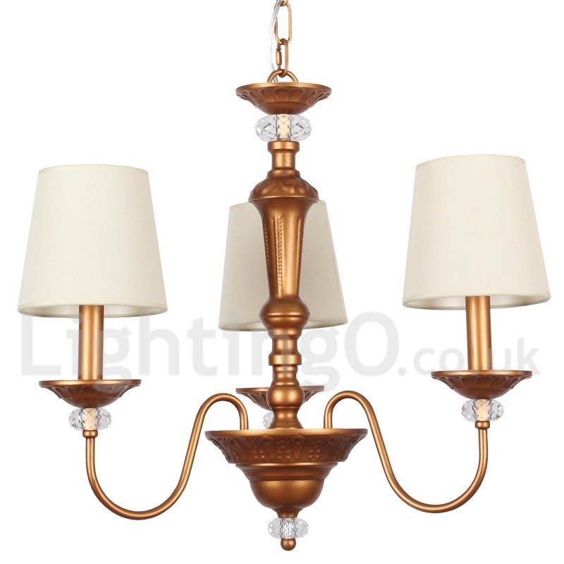 3 Light Retro Candle Style Chandelier