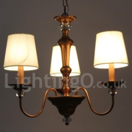 3 Light Retro Candle Style Chandelier