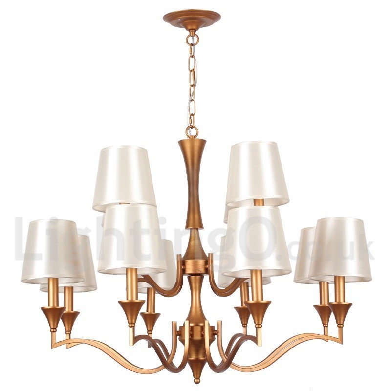 12 Light Mediterranean Style Candle Style Chandelier