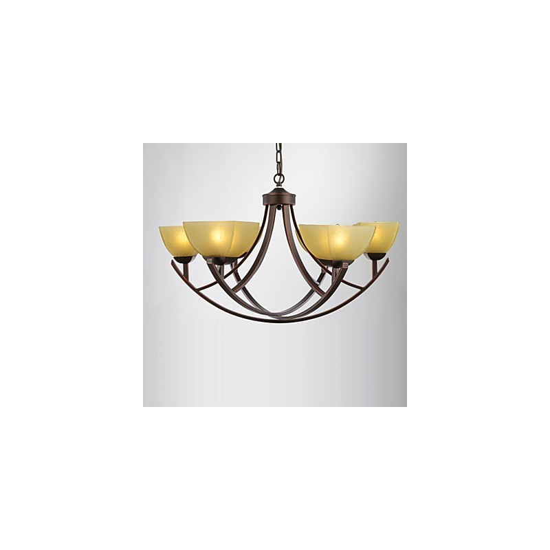 Chandelier 6 Lights Traditional Classic Vintage Metal