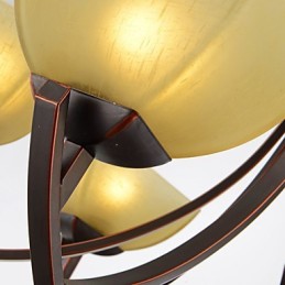 Chandelier 6 Lights Traditional Classic Vintage Metal