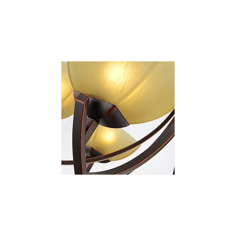 Chandelier 6 Lights Traditional Classic Vintage Metal