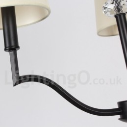 3 Light Modern Contemporary Candle Style Chandelier