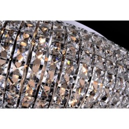 Modern K9 Crystal Ceiling Pendant Light Indoor Chandelier Drum Lighting Lamps Fixtures