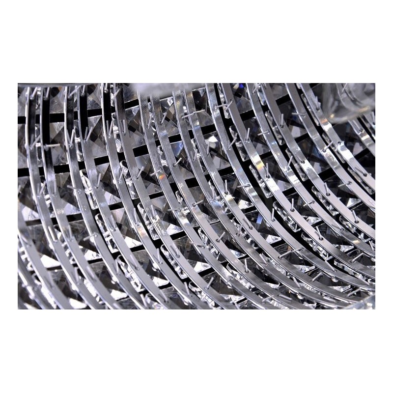 Modern K9 Crystal Ceiling Pendant Light Indoor Chandelier Drum Lighting Lamps Fixtures