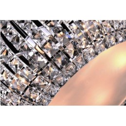 Modern K9 Crystal Ceiling Pendant Light Indoor Chandelier Drum Lighting Lamps Fixtures