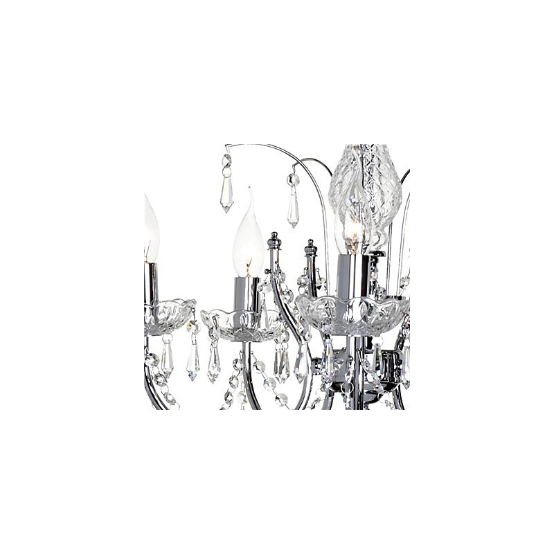 Elegant Crystal Chandelier with 5 Lights