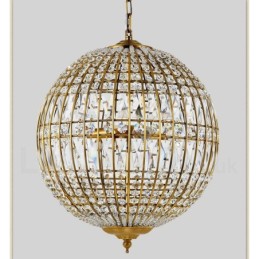 Globe Modern K9 Crystal Ceiling Pendant Light Indoor Chandelier Lighting Lamps Fixtures