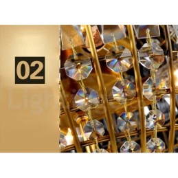 Globe Modern K9 Crystal Ceiling Pendant Light Indoor Chandelier Lighting Lamps Fixtures