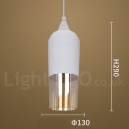 European Retro Lounge Glass Pendant Light