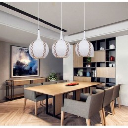 Modern Contemporary Lounge Glass Pendant Light