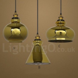 European Glass Pendant Light