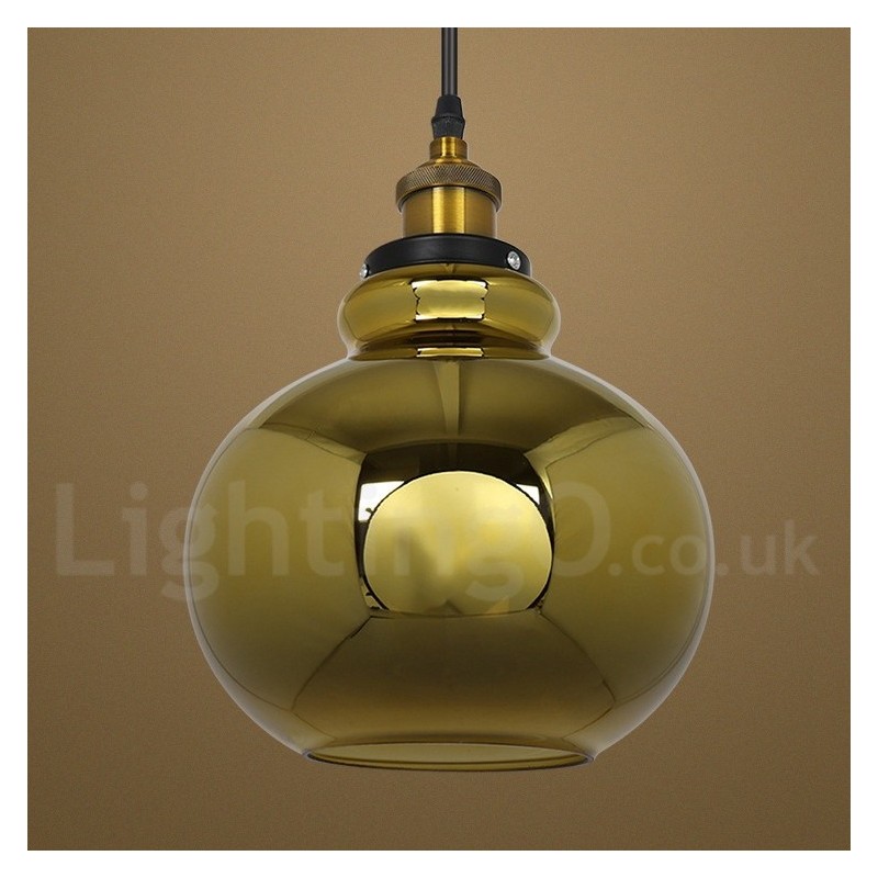 European Glass Pendant Light