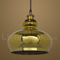 European Glass Pendant Light