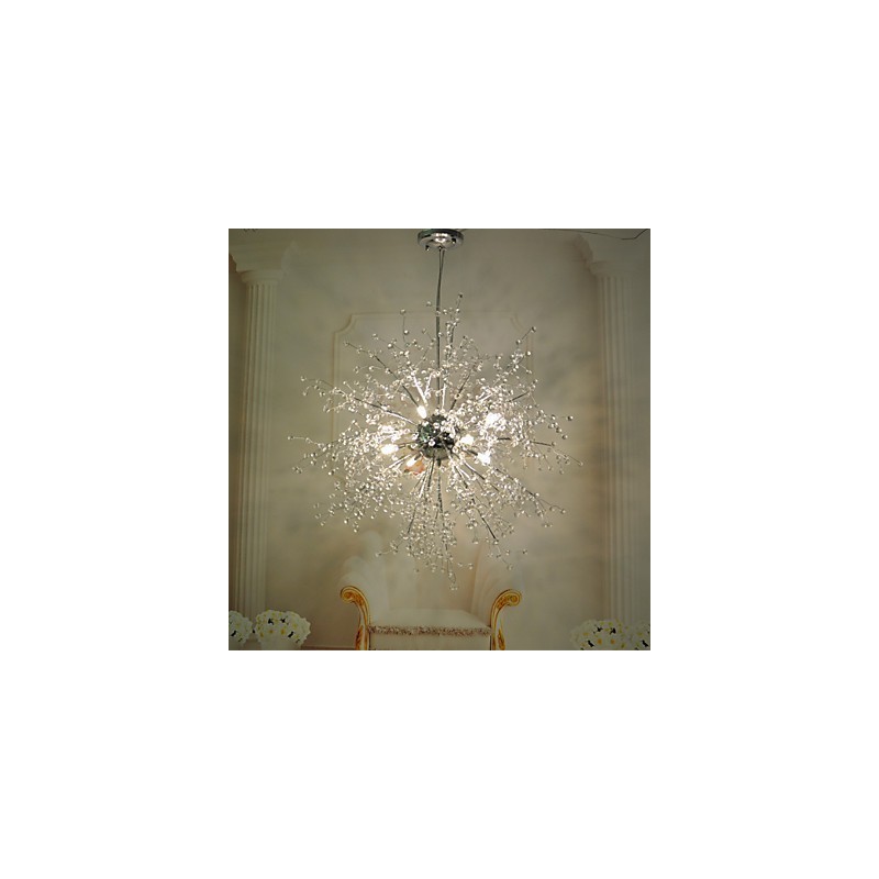 Firework Pendant Light Stainless Steel Dandelion