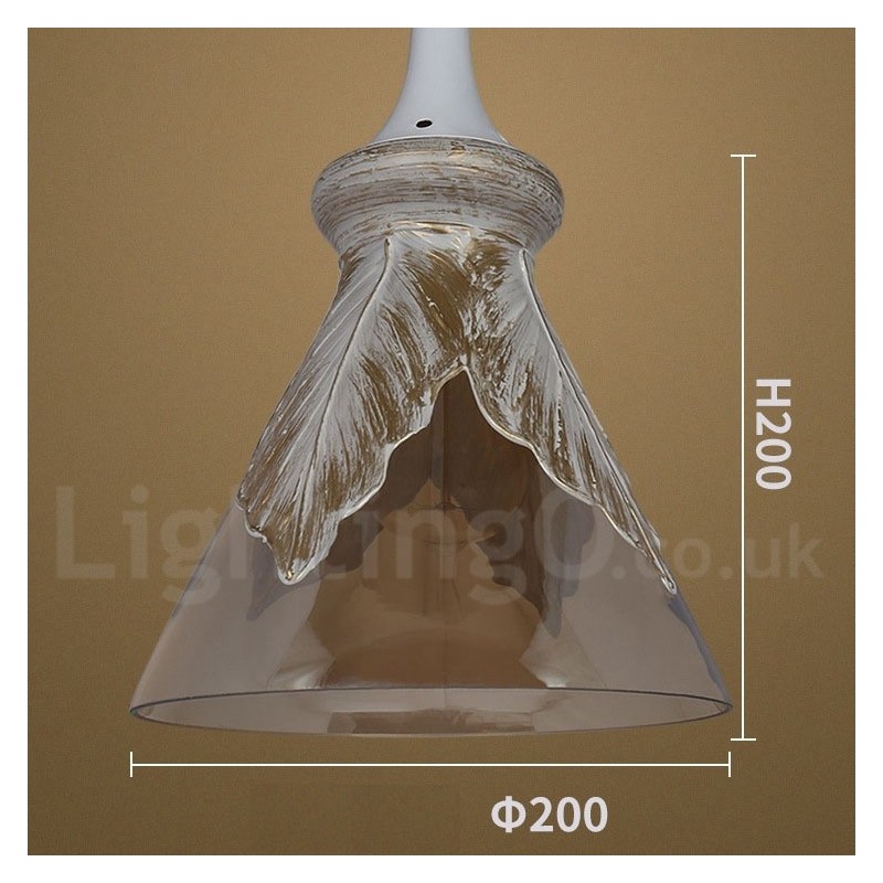 European Modern Contemporary Lounge Glass Pendant Light