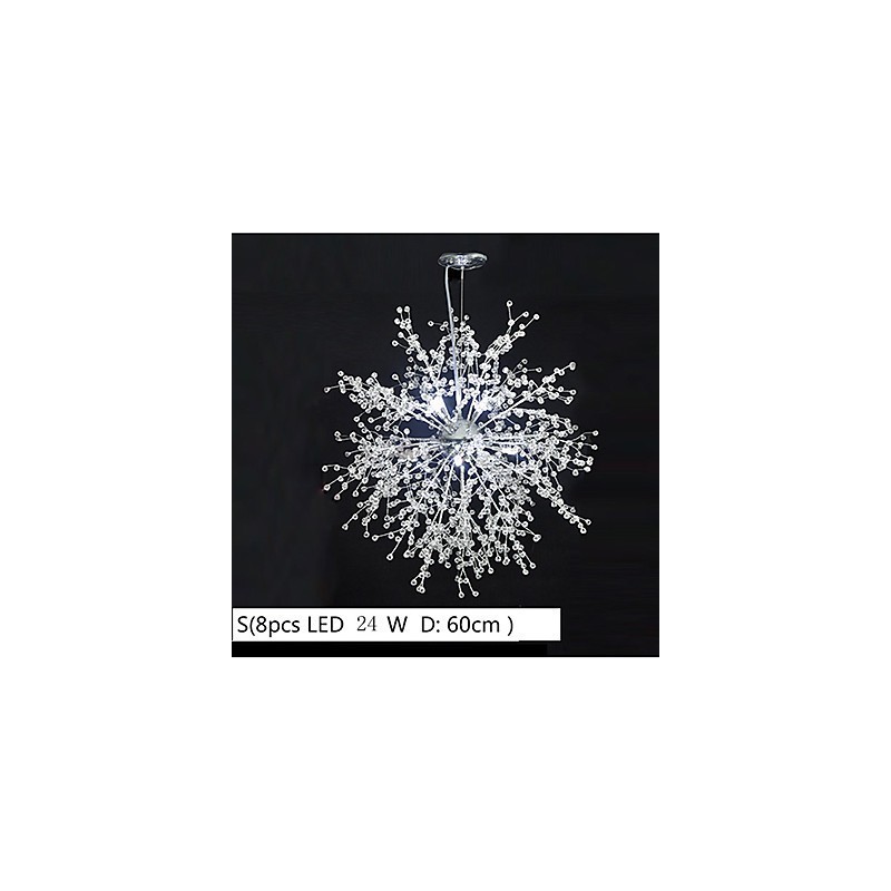 Firework Pendant Light Stainless Steel Dandelion