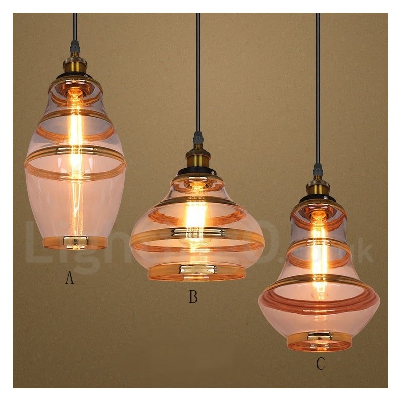 Bar Lounge European Glass Pendant Light