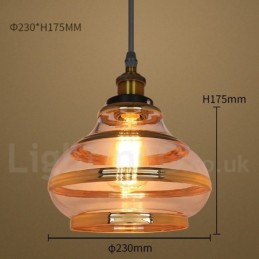 Bar Lounge European Glass Pendant Light