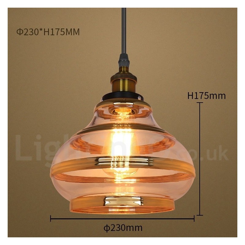 Bar Lounge European Glass Pendant Light
