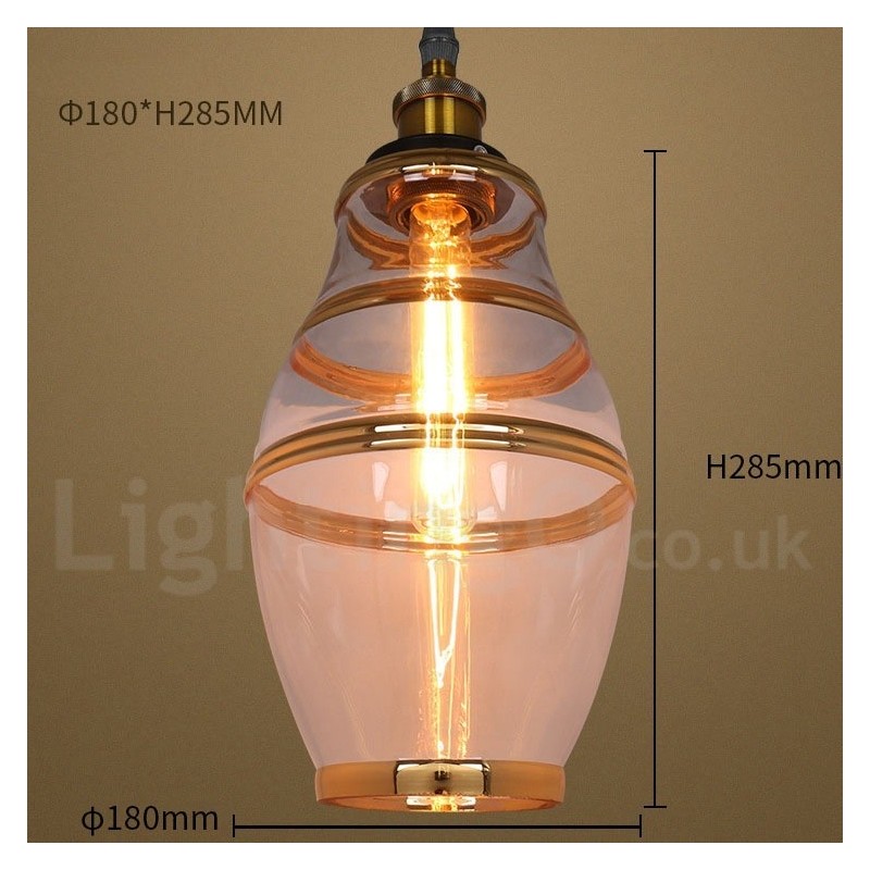 Bar Lounge European Glass Pendant Light