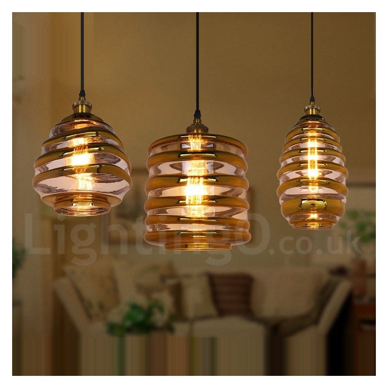 European Glass Pendant Light Cafe Lounge Pendant Lamp