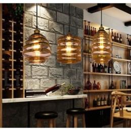European Glass Pendant Light Cafe Lounge Pendant Lamp