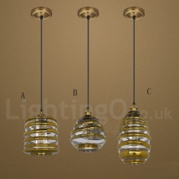 European Glass Pendant Light Cafe Lounge Pendant Lamp