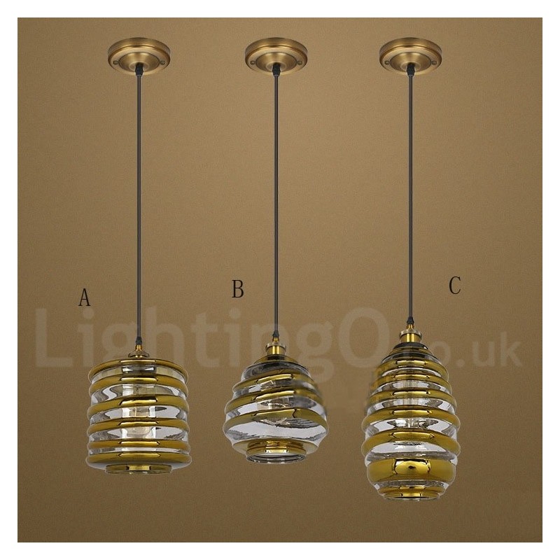 European Glass Pendant Light Cafe Lounge Pendant Lamp