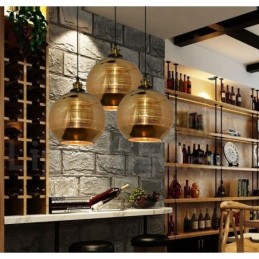 European Glass Pendant Light Cafe Pendant Lamp