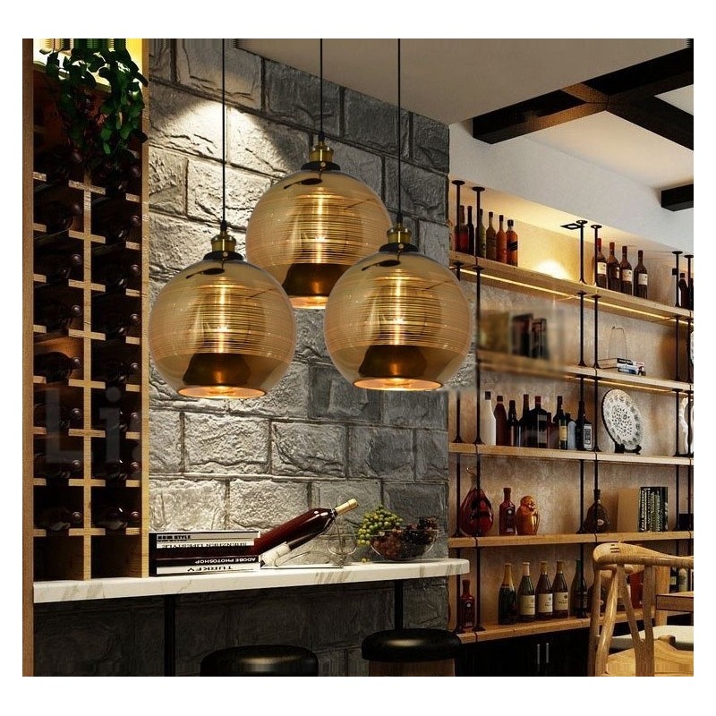 European Glass Pendant Light Cafe Pendant Lamp