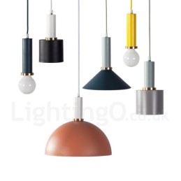 1 Light Nordic Style Modern Contemporary Cafe Pendant Light