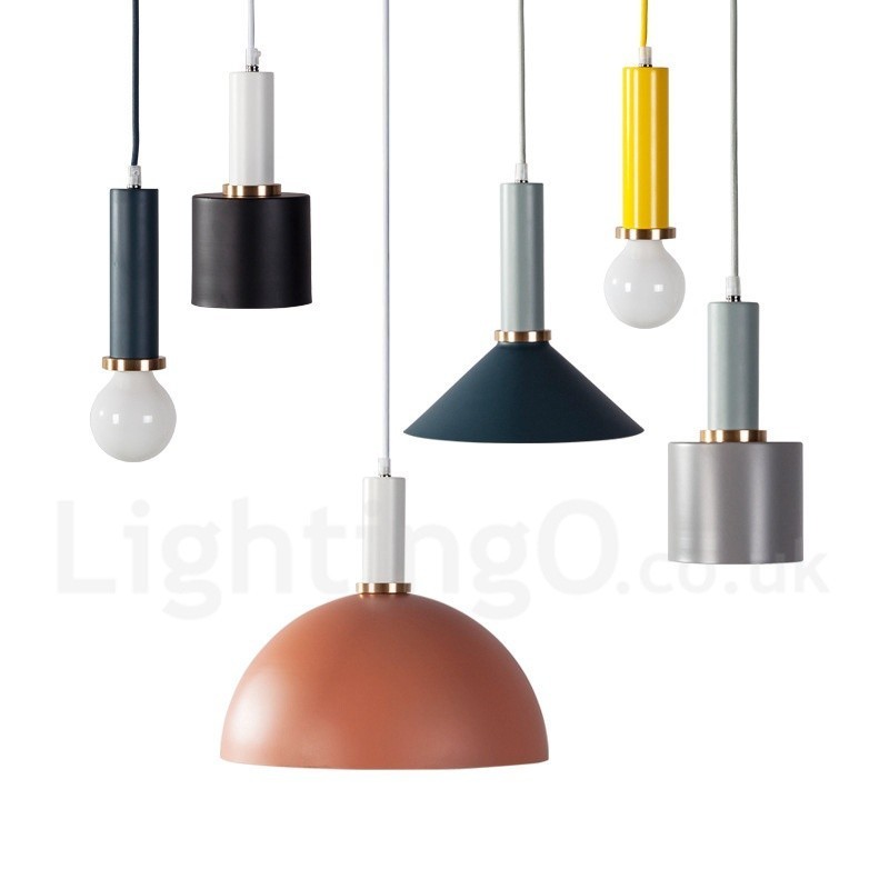 1 Light Nordic Style Modern Contemporary Cafe Pendant Light