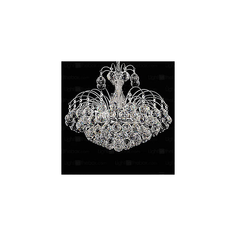 Pendant Luxury Modern Crystal Living 3 Lights Chandelier