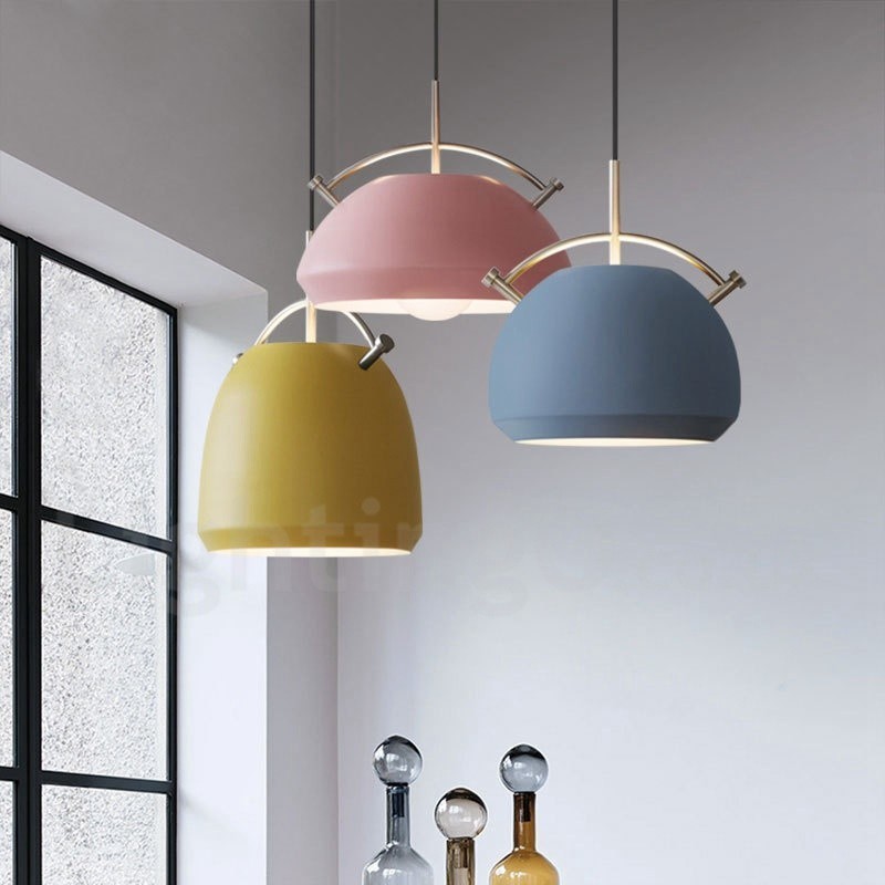 1 Light Nordic Style Modern Contemporary Cafe Pendant Light