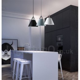 1 Light Nordic Style Pendant Light Vintage Pendant Lamp