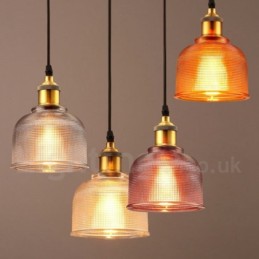 1 Light Modern Contemporary Cafe Multi Colours Glass Pendant Light