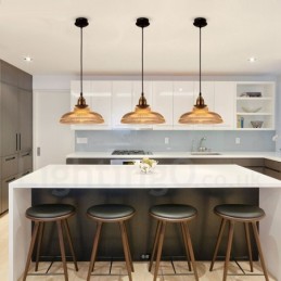 1 Light Vintage Glass Pendant Light