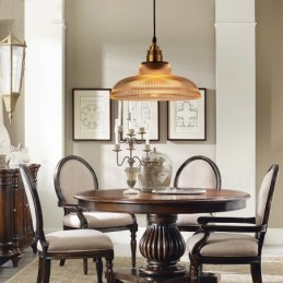 1 Light Vintage Glass Pendant Light